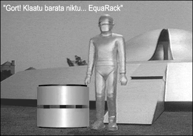 Gort discovers Multi-Mount Footers on Planet Earth!